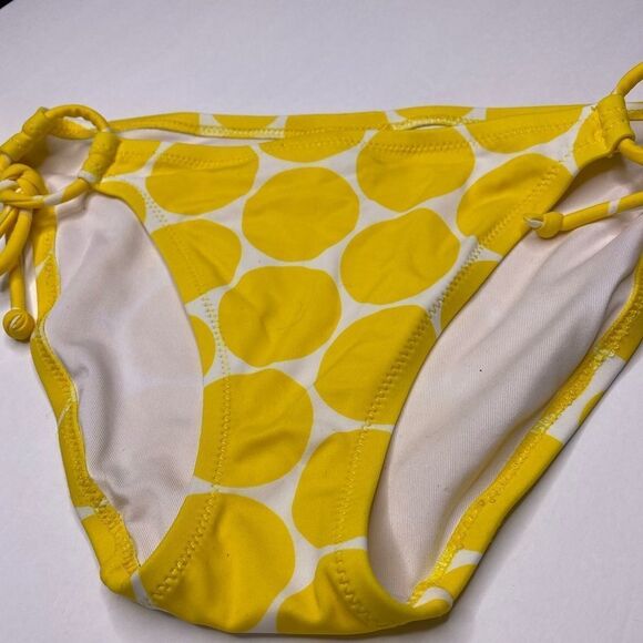 Victoria's Secret Yellow Polka Dot Bikini Bottom - Picture 3 of 6
